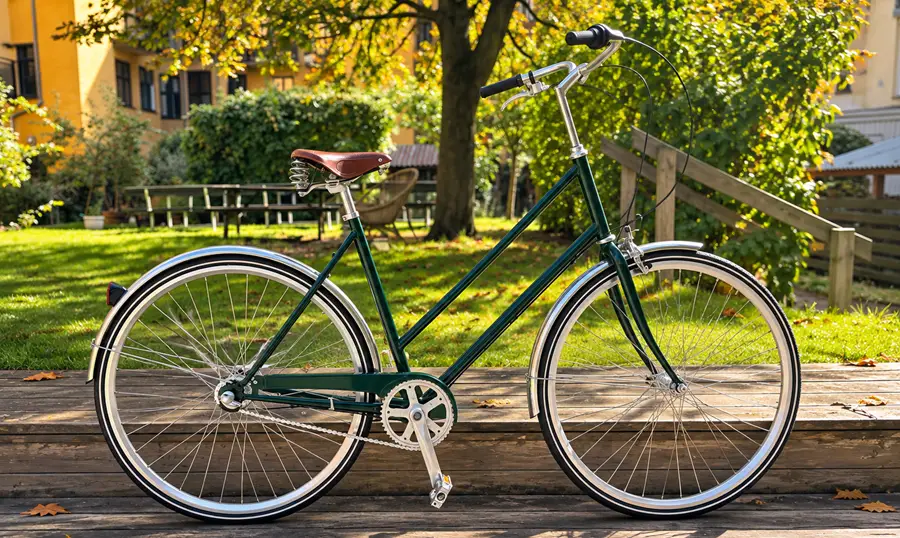 NUNU Classic City Bike med Brooks-sadel