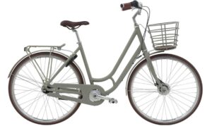 Centurion Aura Dame 52 cm Mat Råhvid med kurv og 7 gear