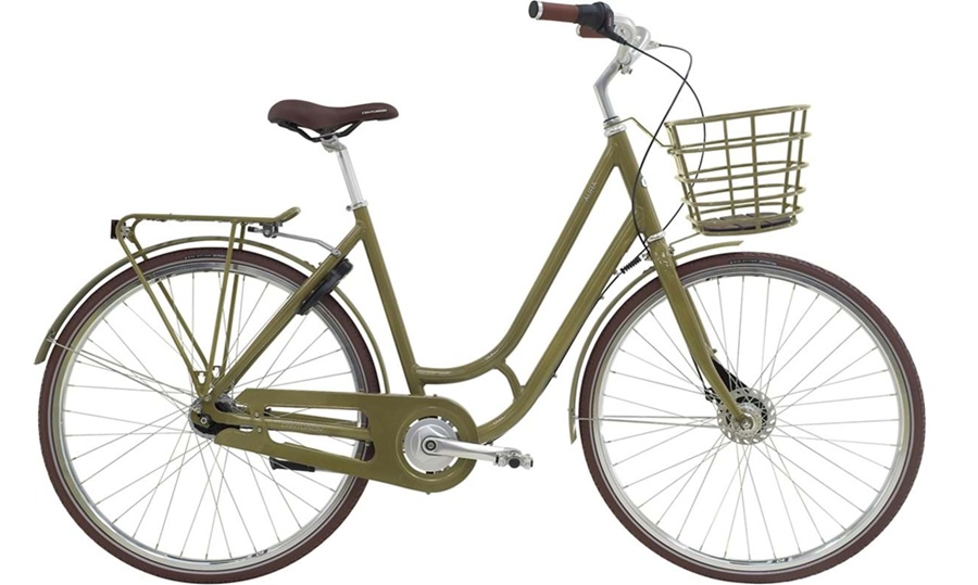 Centurion Aura Dame 52 cm Mat Mokka med kurv og 7 gear