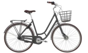 Centurion Aura Dame 52 cm med 7 gear og kurv i blank grå